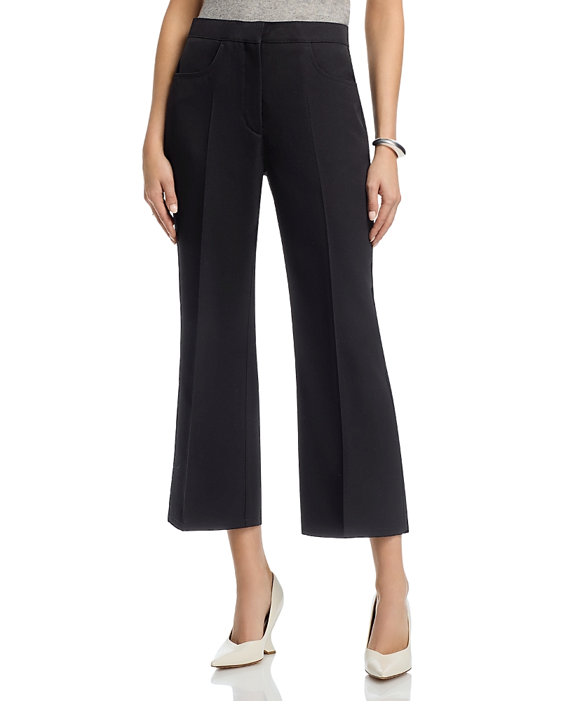 Jil Sander Wool Cropped Flare Tailored Pants