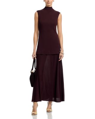 Double Layer Mid Length Dress