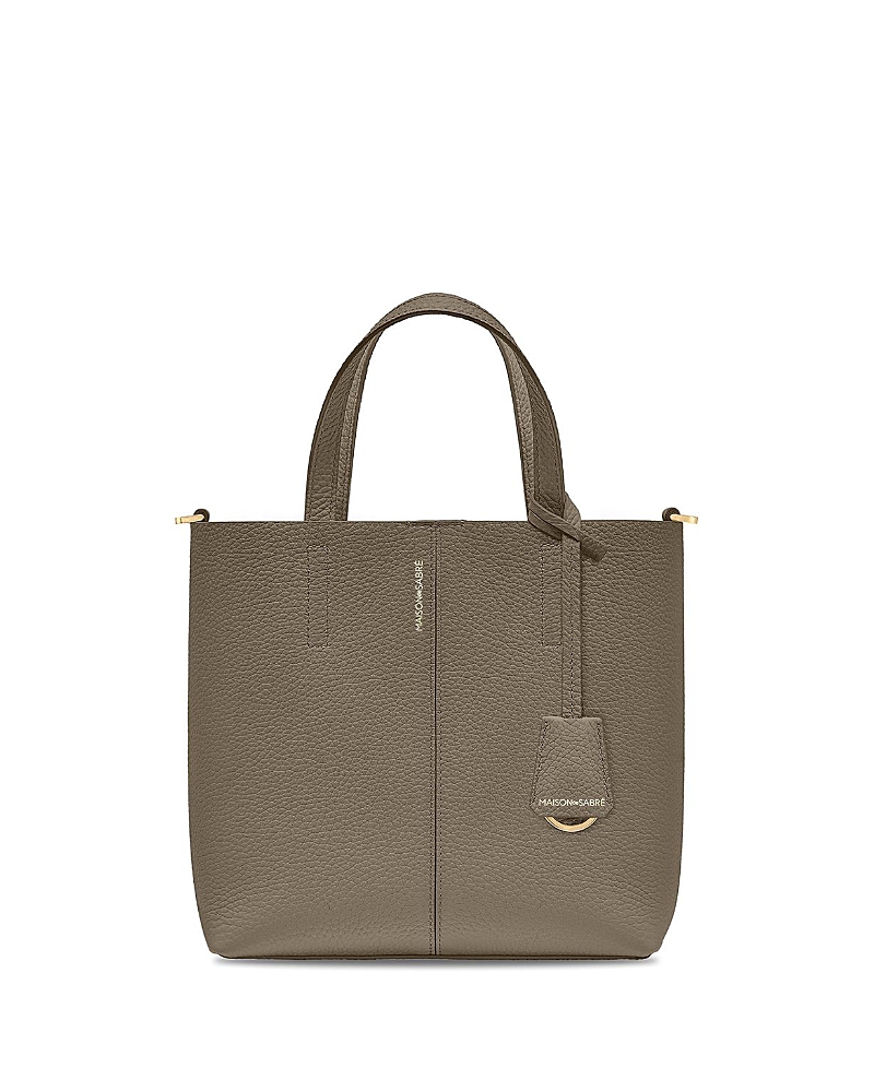 Maison De Sabre Small Leather Soft Tote · S