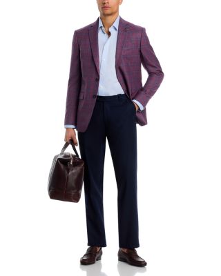 Slim Fit Plaid Sport Coat
