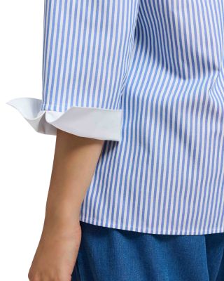 Tammy Stripe 3/4 Sleeve Pullover Shirt
