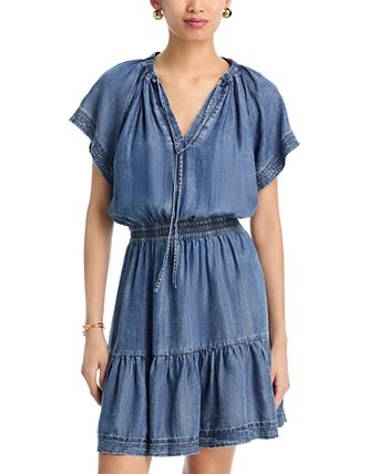 Covera Tiered Mini Dress