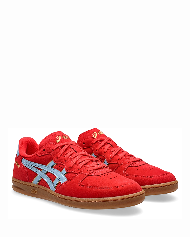 Asics Women's Skyhand Og Sneakers in Electric Red/Harbor Blue