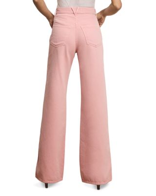 Taylor High Rise Wide Leg Jeans in Petal