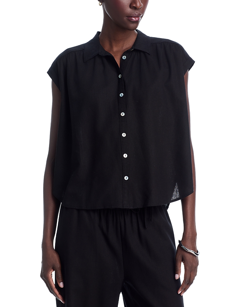 Single Thread Short Sleeved Button Front Camp Shirt