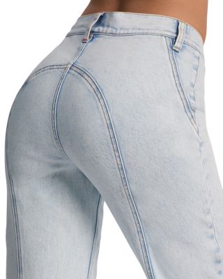 Gorgeous High Rise Flare Jeans in Darla Light Indigo