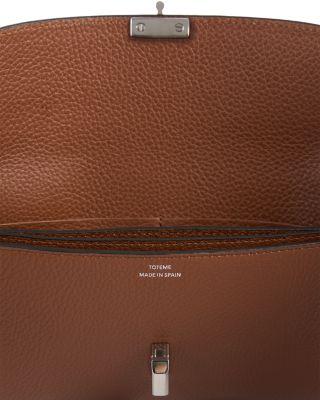T-Lock Leather Wallet in Dark Brown