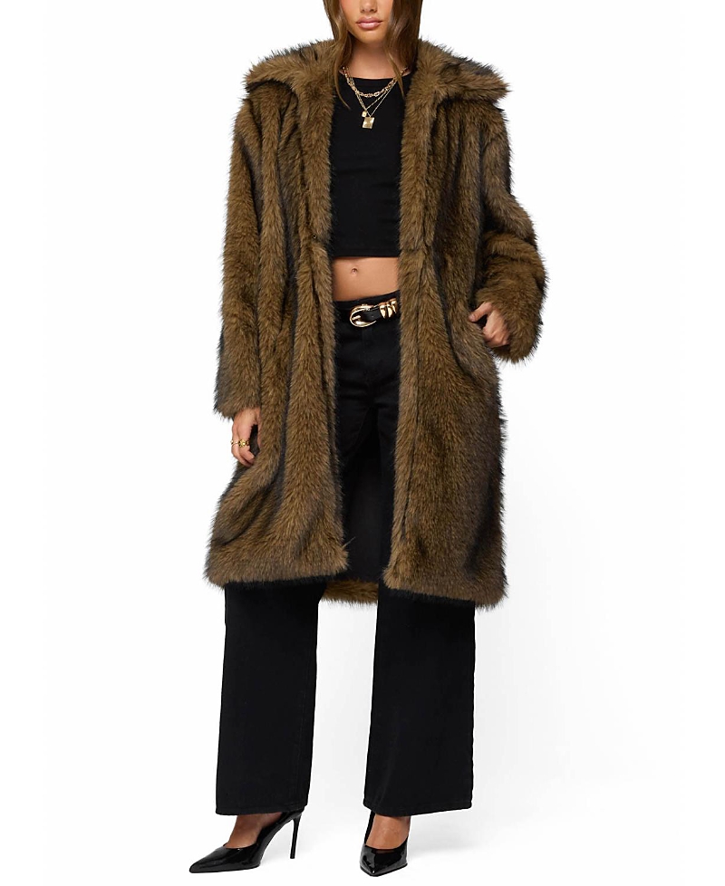 Edikted Saphira Oversized Maxi Coat