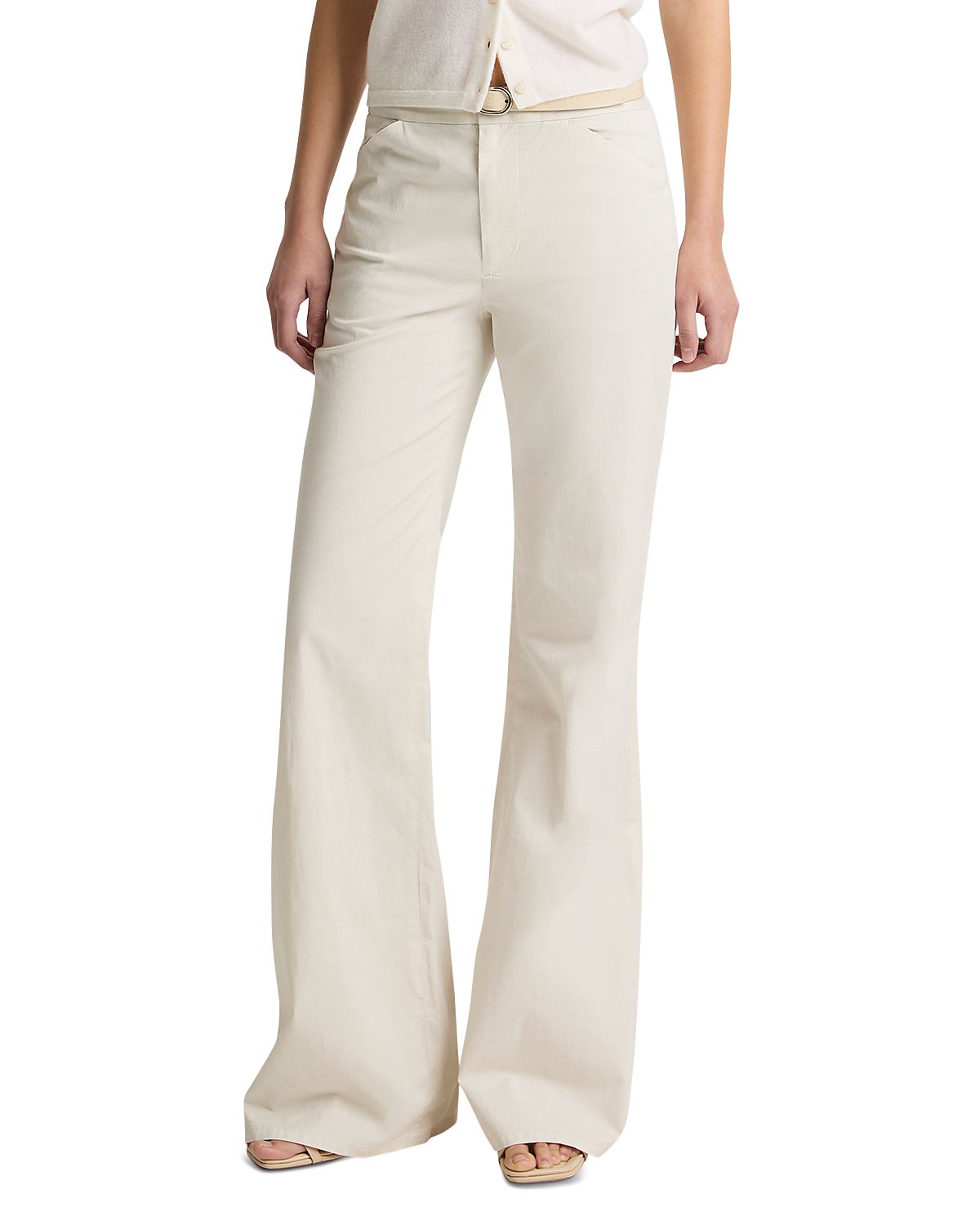 Vince Stretch Cotton Flare Pants