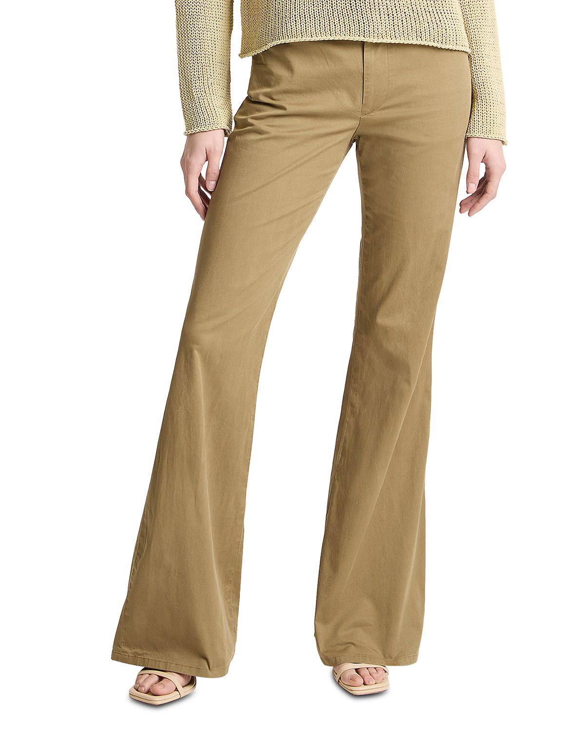 Vince Stretch Cotton Flare Pants