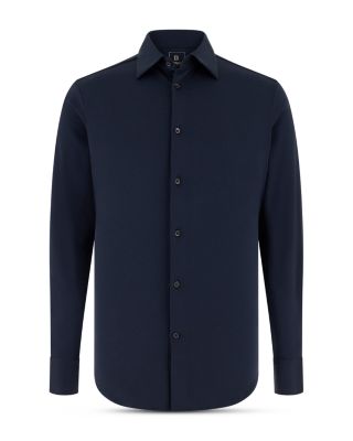 Regular Fit Cotton and Silk Polo Shirt