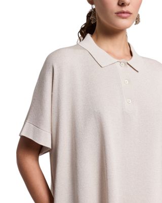 Short Sleeve Polo Sweater