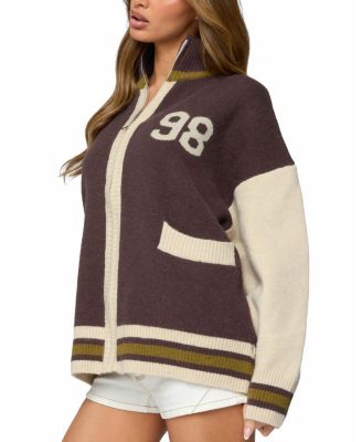 98 Varsity Zip Up Sweater