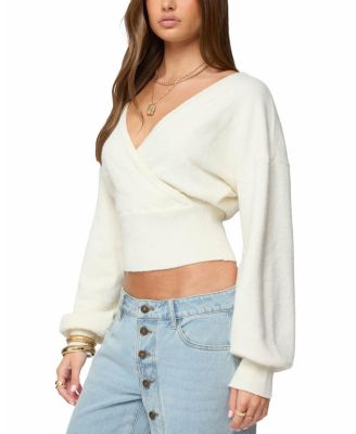 Lillia V Neck Wrap Sweater