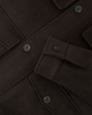 Trident Wool Four Pocket Coat