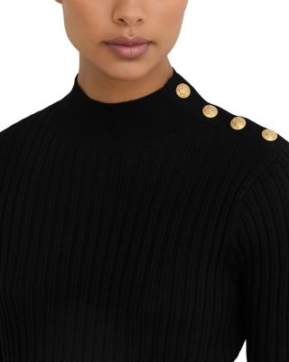 Harriet Short Sleeve Button Knitted Dress