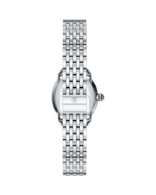 Serein Oval Diamond Stainless Steel Watch, 24mm x 27mm