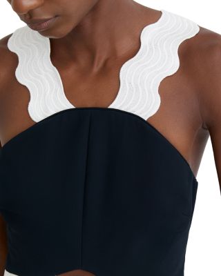 Dillon Contrast Bodycon Midi Dress