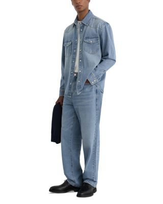 Finley Long Sleeve Washed Denim Overshirt