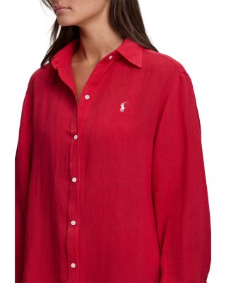 Boyfriend Shirt Swim Cover-Up