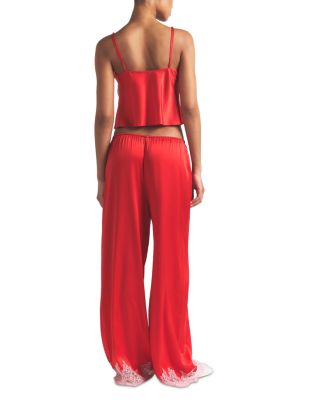 Silk Blend Lace Trim Camisole