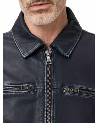 Nicholas Burnished Leather Jacket