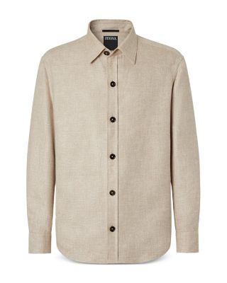 Cashmere Linen & Silk Overshirt