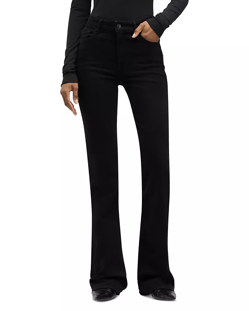 7 For All Mankind The Leggy High Rise Bootcut Jeans in Soho Night