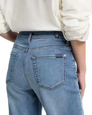 High Rise Cropped Wide Leg Alexa Jeans in Clara