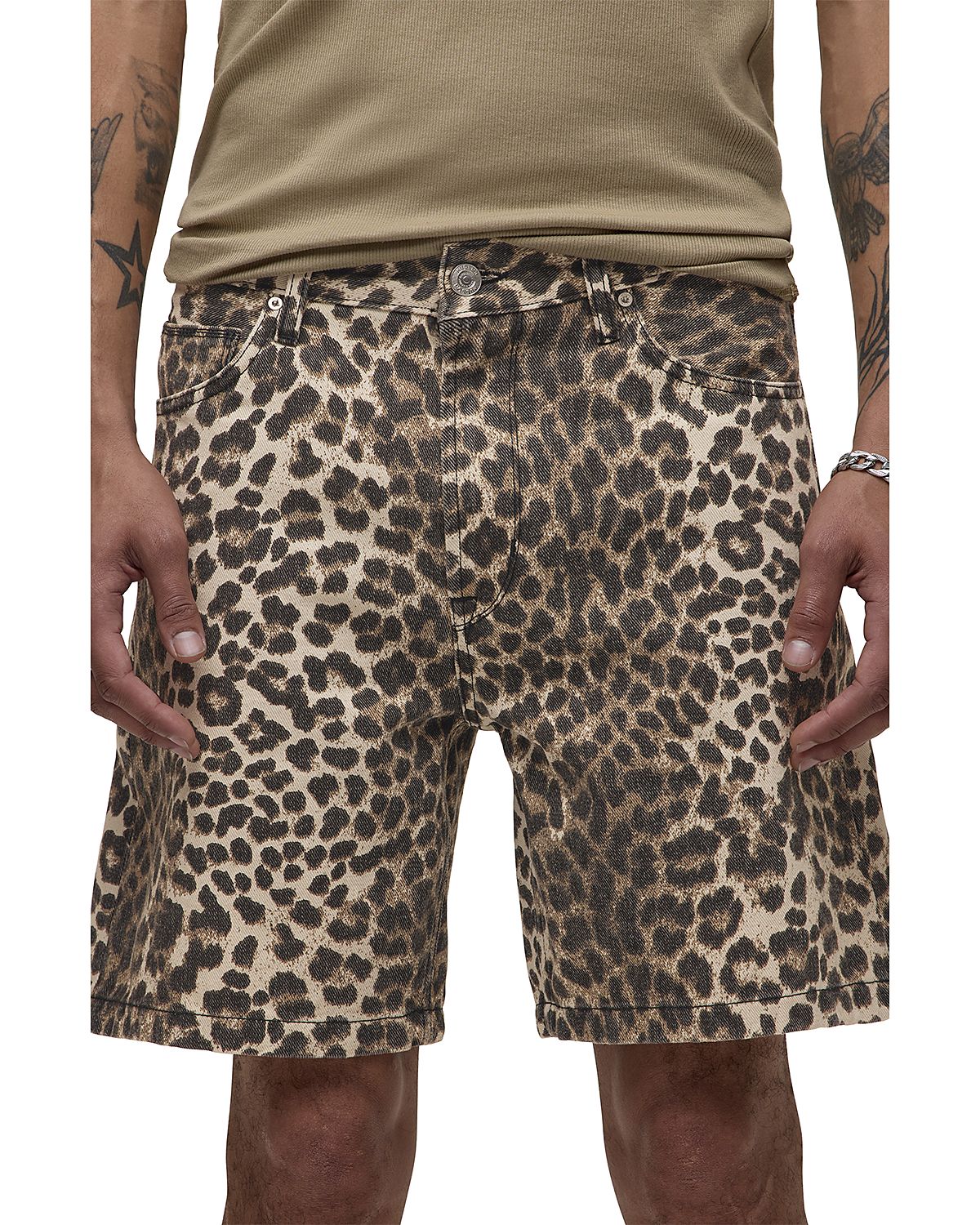 Hudson Clint Printed 5 Pocket Shorts