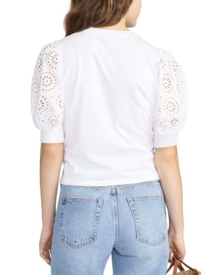 The Solstice Eyelet Sleeve Tee