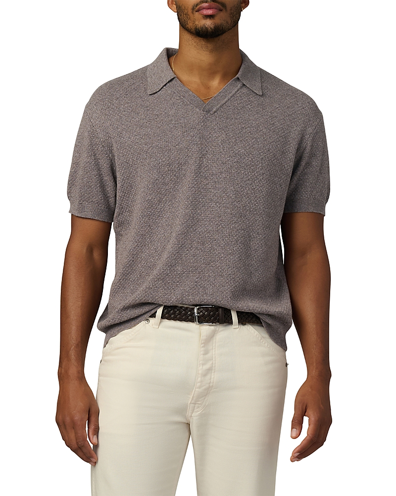 Joe's Jeans Knit Textured Pullover Polo · L