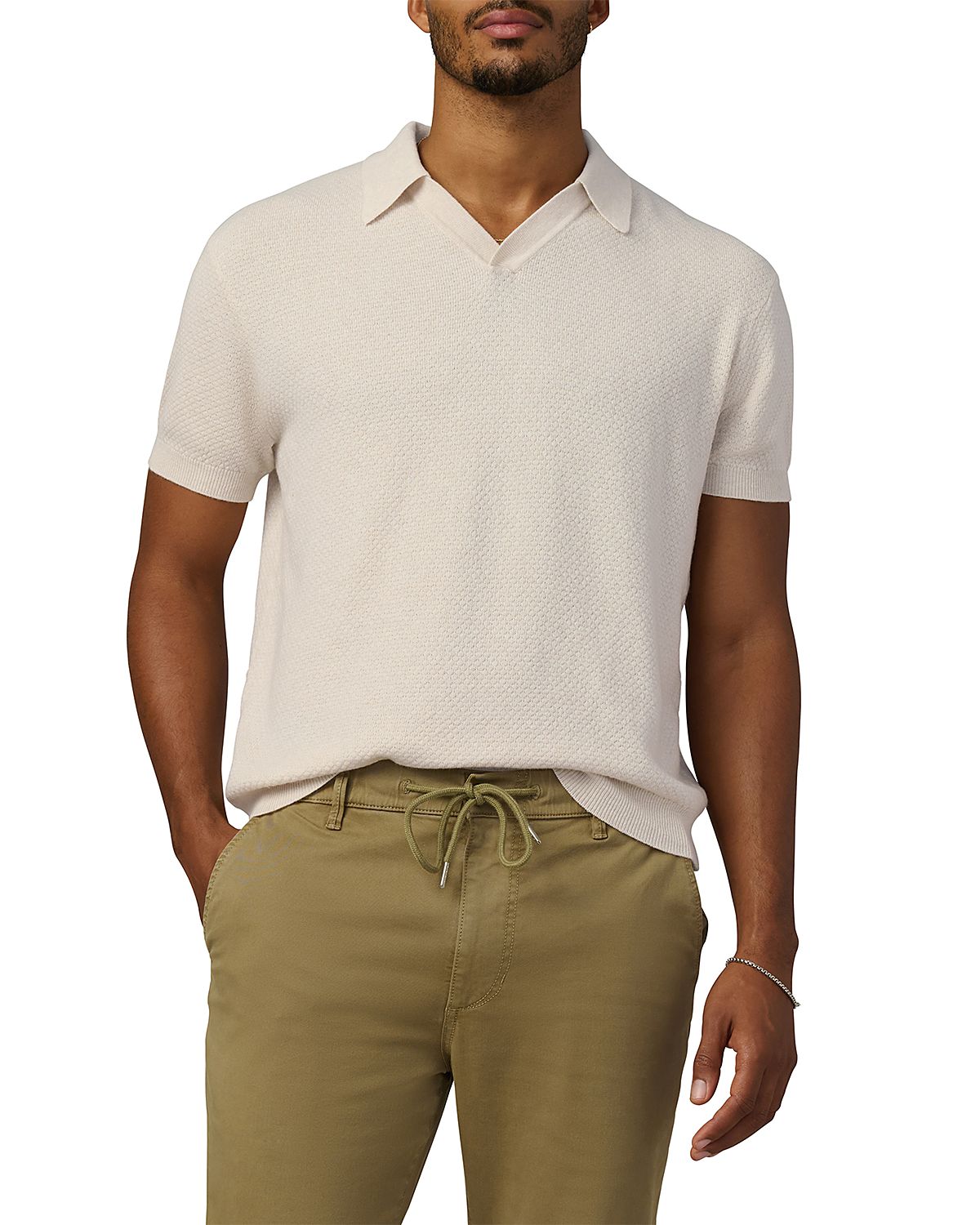 Joe's Jeans Knit Textured Pullover Polo