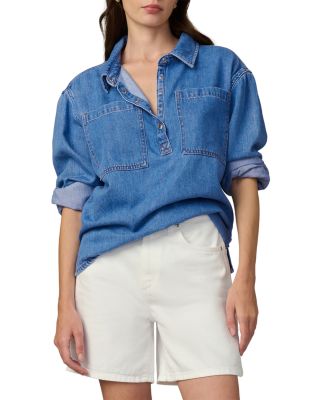 The Easy Denim Popover Shirt