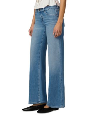 The Lou Lou Mid Rise Wide Leg Jeans in Impeccable
