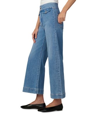 The Ellia High Rise Ankle Wide Leg Jeans in Attraction