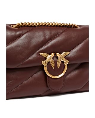 Love Puff Classic Leather Convertible Crossbody