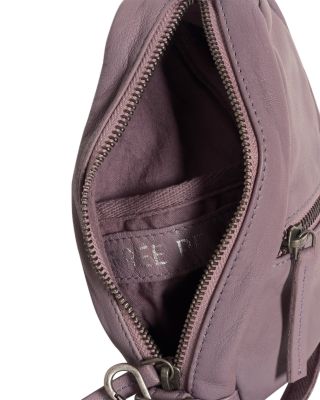 Coffee Date Mini Leather Crossbody