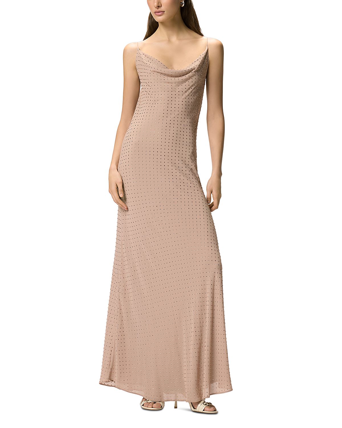 Pinko Farro Georgette Slip Dress