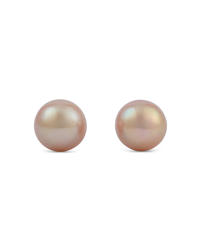 Bloomingdale's Fine Collection Pink Freshwater Pearl Stud Earrings in 14K Gold