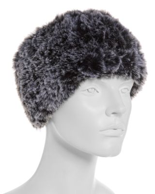 Faux Fur Stretch Knit Scarf Headband