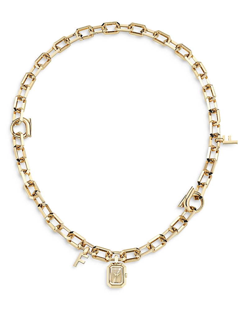 Ferragamo Charm Necklace Watch, 16.6mm