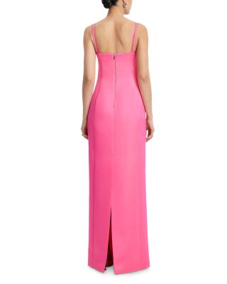 Arianna Appliqu&eacute; Floral Maxi Dress