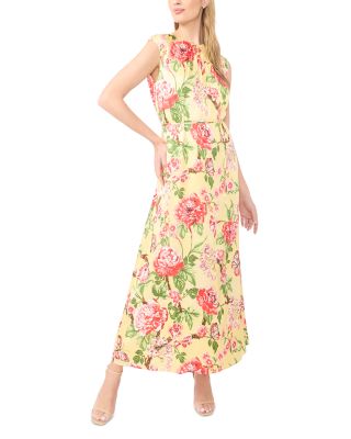 Parker Gathered Neck Maxi Dress