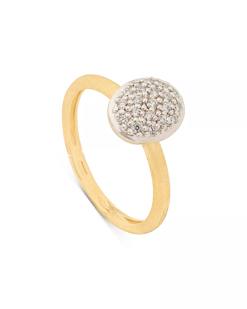 Marco Bicego 18K Yellow Gold Siviglia Diamond Cluster Ring