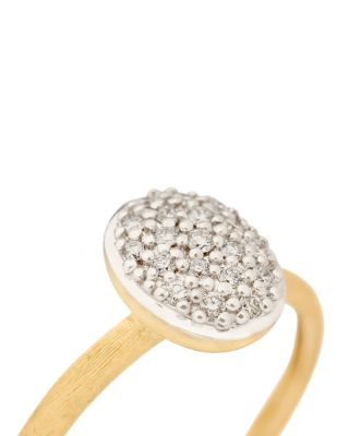 18K Yellow Gold Siviglia Diamond Cluster Ring