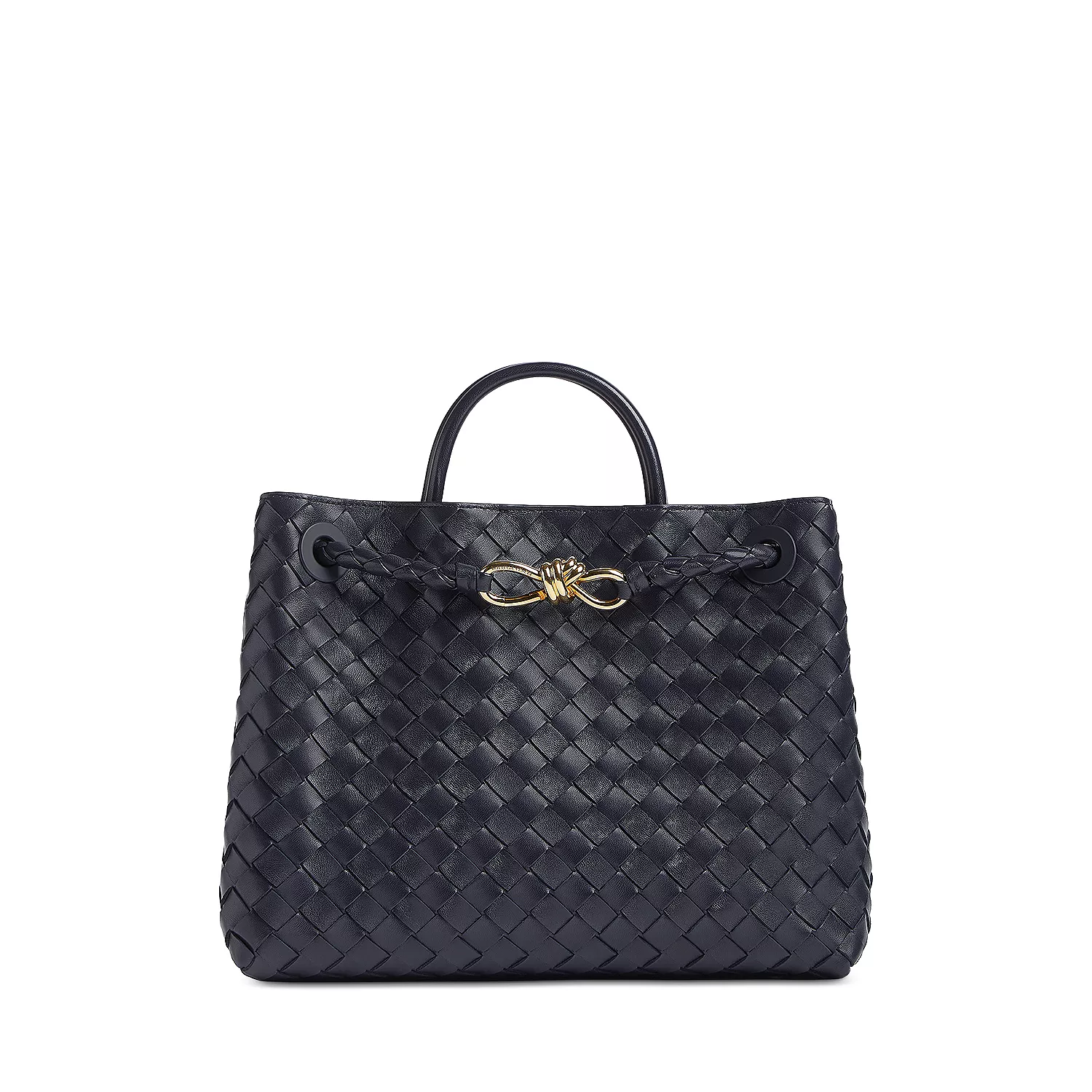 Bottega Veneta Andiamo intrecciato woven leather bag quiet luxury Italian craftsmanship