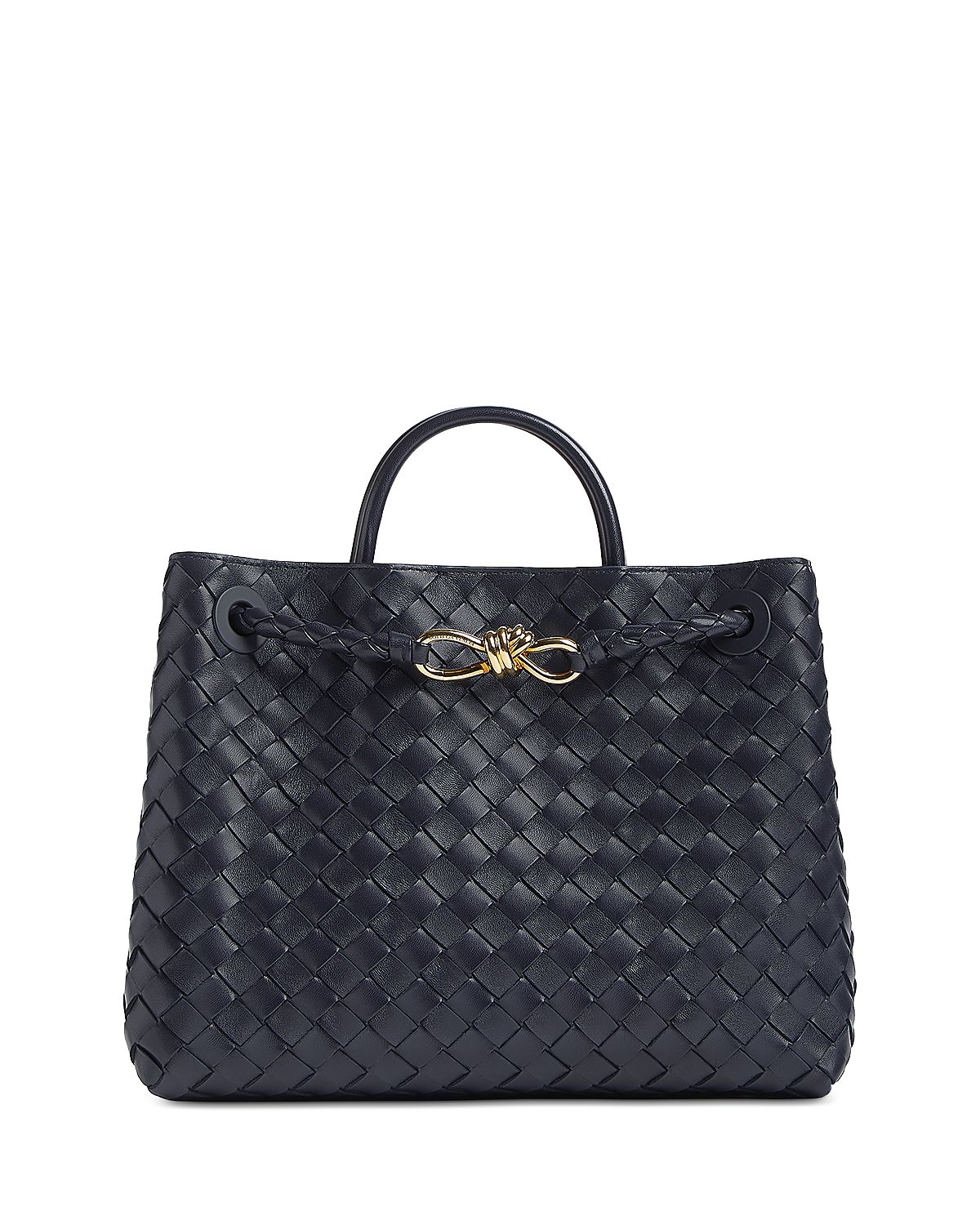 Bottega Veneta Medium Andiamo Intrecciato Leather Shoulder Bag