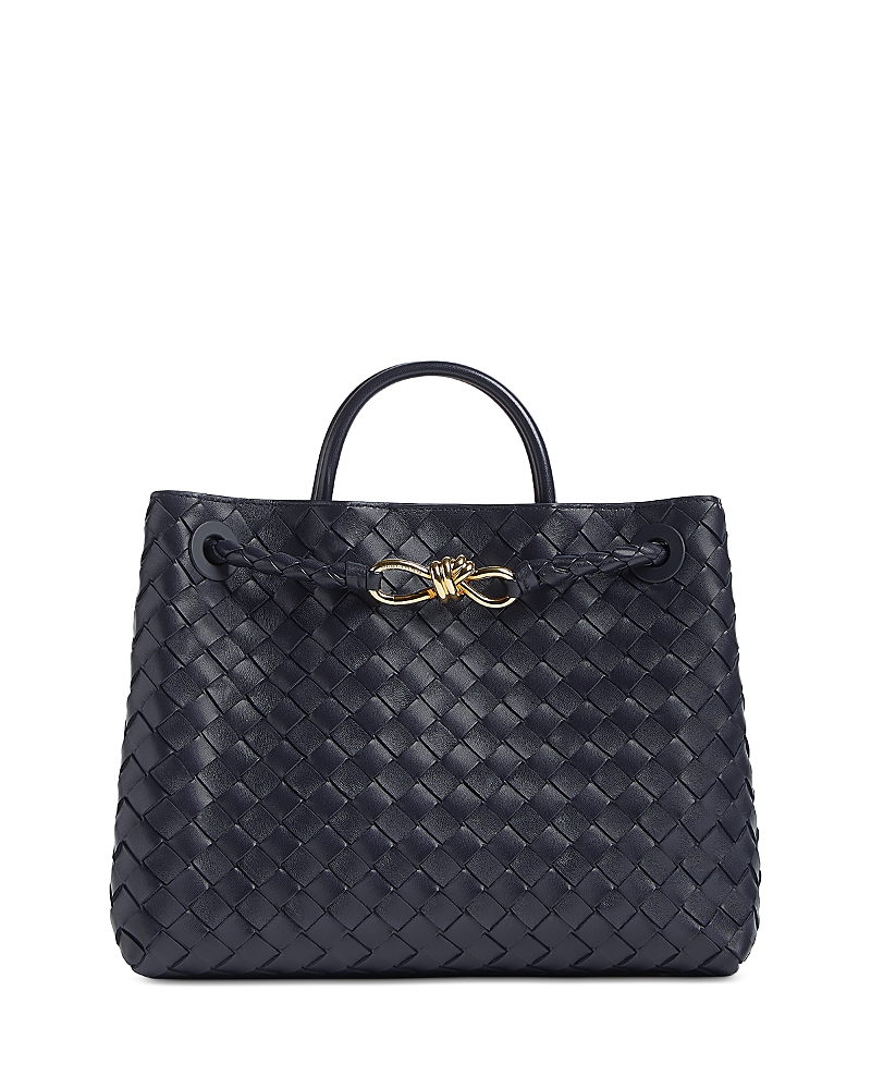 Bottega Veneta Medium Andiamo Intrecciato Leather Shoulder Bag · OS