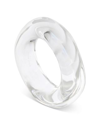 Liquid Lucite Wave Bangle Bracelet